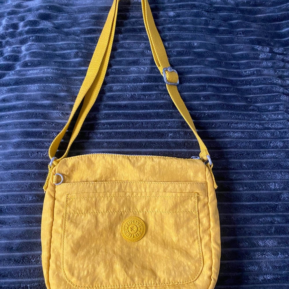 Yellow Crossbody Shoulder Bag - Casual Everyday Style
